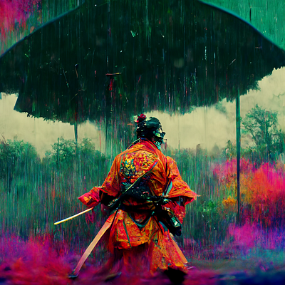 psychedelic samurai