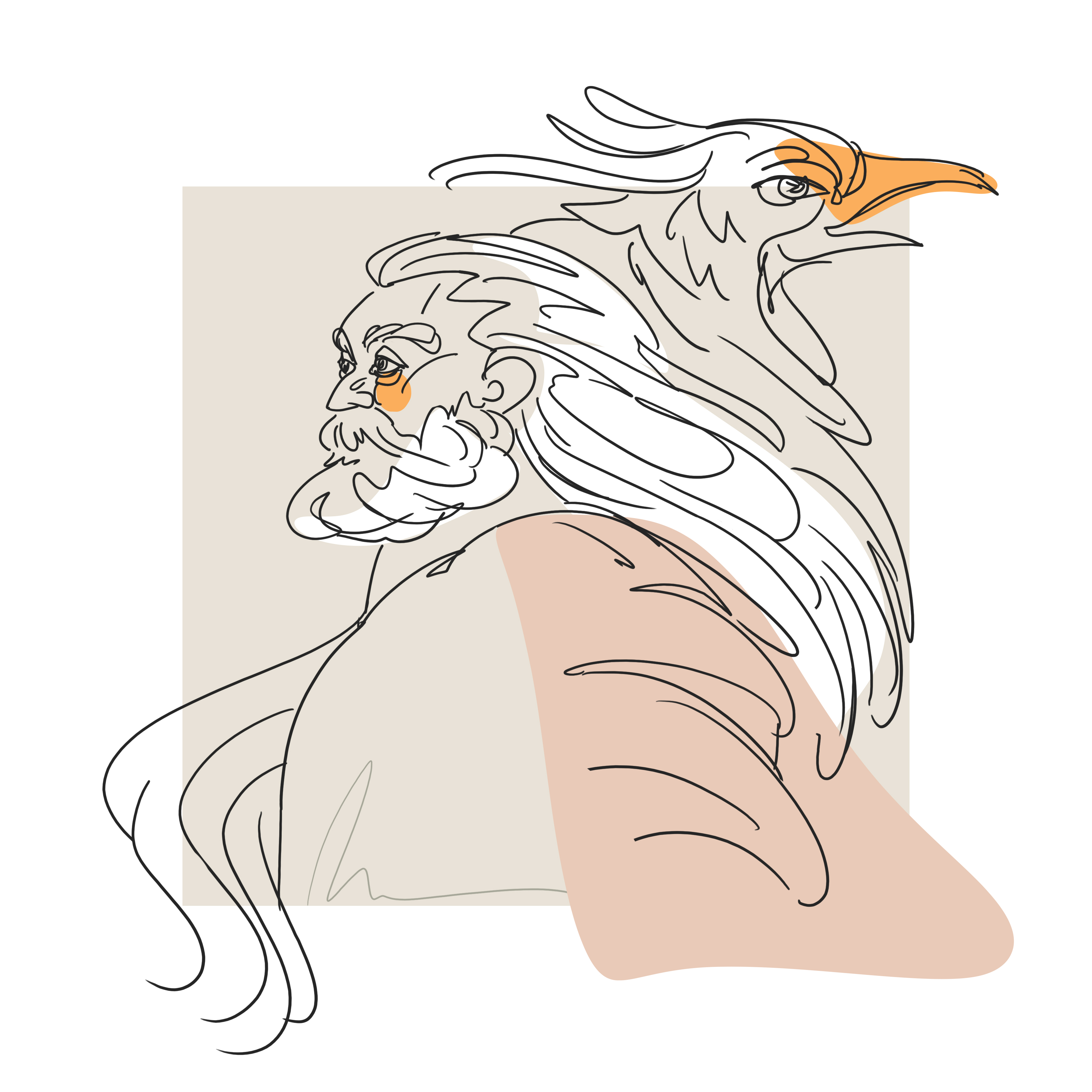 Zal and Simurgh - Shahnameh